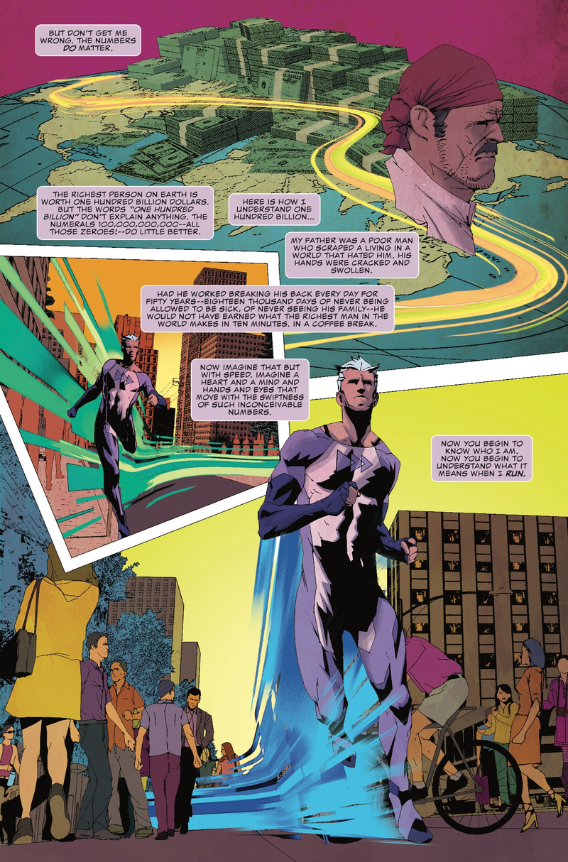 Illustration for article titled This Quicksilver: No Surrender #1 exclusive sends a speedster outside of time
